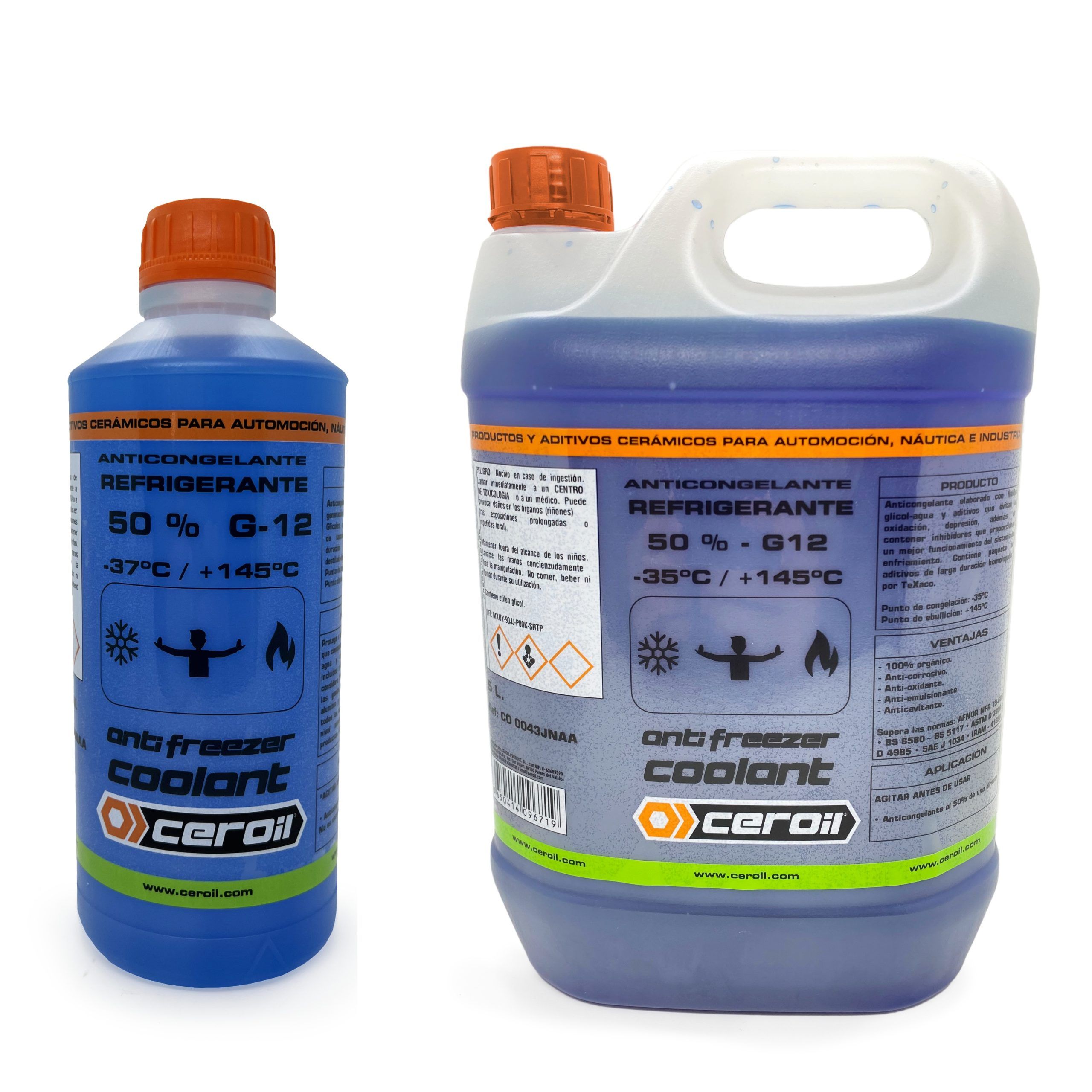 Anticongelante Refrigerante 50% 5 litros Coche Orgánico G12, PROTECCIÓN  -37º - AliExpress